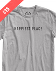 Happiest Place Minimalist - Stone Tee