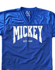 Mickey Royal Blue Jersey - Mesh Pullover - Customize with Name