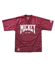Mickey Maroon Jersey - Mesh Pullover - Customize with Name