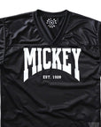 Mickey Black Jersey - Mesh Pullover - Customize with Name