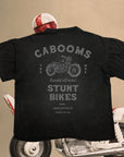 Caboom's Stunt Bikes Tee - Black (front & back)