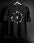Happiest Vacation On Earth Premium - Black Classic Fit Tee
