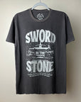 Sword In The Stone Grey Vintage Wash Tee