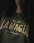Viva La Magia - Olive Crewneck Sweatshirt