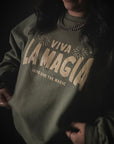 Viva La Magia - Olive Crewneck Sweatshirt