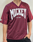 Mickey Maroon Jersey - Mesh Pullover - Customize with Name