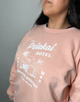 Lilo Pelekai Hotel - Comfort Colors Peach Crewneck Sweatshirt