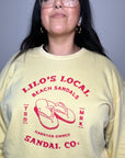 Lilo's Sandal Co. - Comfort Colors Butter Crewneck Sweatshirt