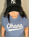 Ohana Ball Club - Comfort Colors Blue Jean Tee