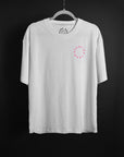 Long Lines In The Park Tee - Oversized Fit - Pink Ink