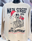 Main Street Coffee Just Hits Different - Christmas Crewneck