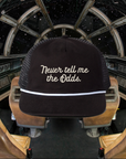 Never Tell Me The Odds Black Embroidered Snapback