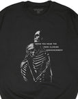 Park Closing Announcement - Front & Back Black Crewneck