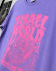 Spooky Small World Pink Ink Tee - Comfort Colors Lavender