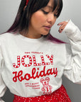 Mickey Gingerbread Christmas Sweatshirt - Jolly Holiday Bakery Disneyland Long Sleeve