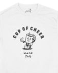 Vintage Cup Of Cheer - White Tee