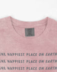 Clay Happiest Place Sweater (Premium Colorblast)