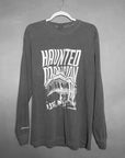Charcoal Haunted Mansion - Premium Dye-Washed Long Sleeve