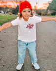 Toddler Spidey Vibes Tee - White (front logo only)