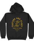 Fortune & Glory Black Hoodie