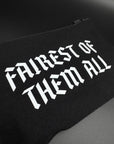 Fairest Of Them All Canvas Travel Makeup Bag 8"x5"