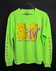 90's Nite WTV - Walt's Timeless Vision Neon Crewneck LIMITED EDITION