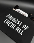 Fairest Of Them All Canvas Travel Makeup Bag 8"x5"