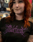 Maleficent Purple Death Metal Tee - Two Styles