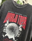 🤘Drink Around The World Tour Tee - Vintage Wash