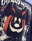 Halloween Time Glow-in-the-Dark OVERSIZED  Fit Shirt – Mickey Pumpkin on Main Street - Metal Head Shirt