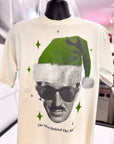 The Man Behind The Merry - Santa Walt in Shades - Green Ink - Classic & Oversized Fit