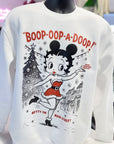 Betty Boop Christmas on Main Street - Crewneck sweatshirt