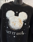Let It Snow Mickey Beignet Crewneck