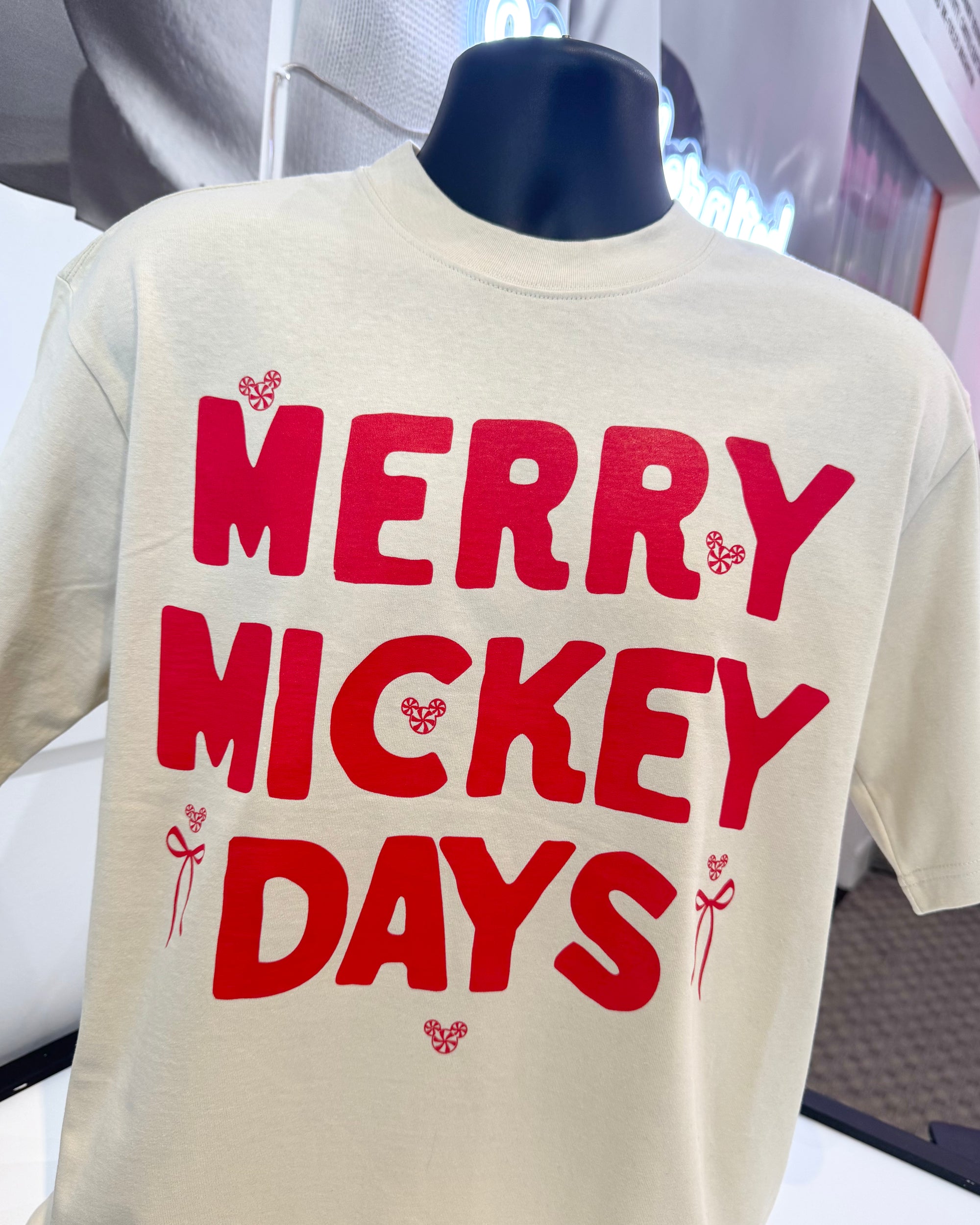 Merry Mickey Days Oversized Tee - Jumbo Print