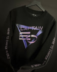 90's Captain EO w/Sleeve Hit - Black Crewneck, Long Sleeve, Classic Tee or Oversized Tee