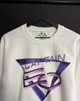 90's Captain EO w/Sleeve Hit - White Crewneck, Long Sleeve, Classic Tee or Oversized Tee