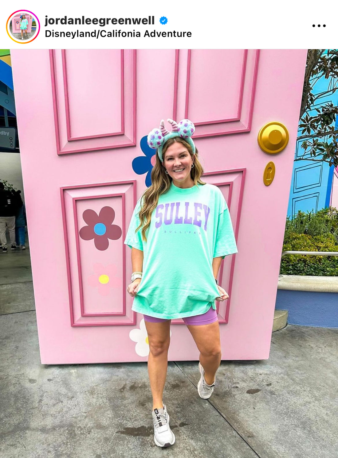 💜 NEW PUFF INK Sulley University Oversized Tee