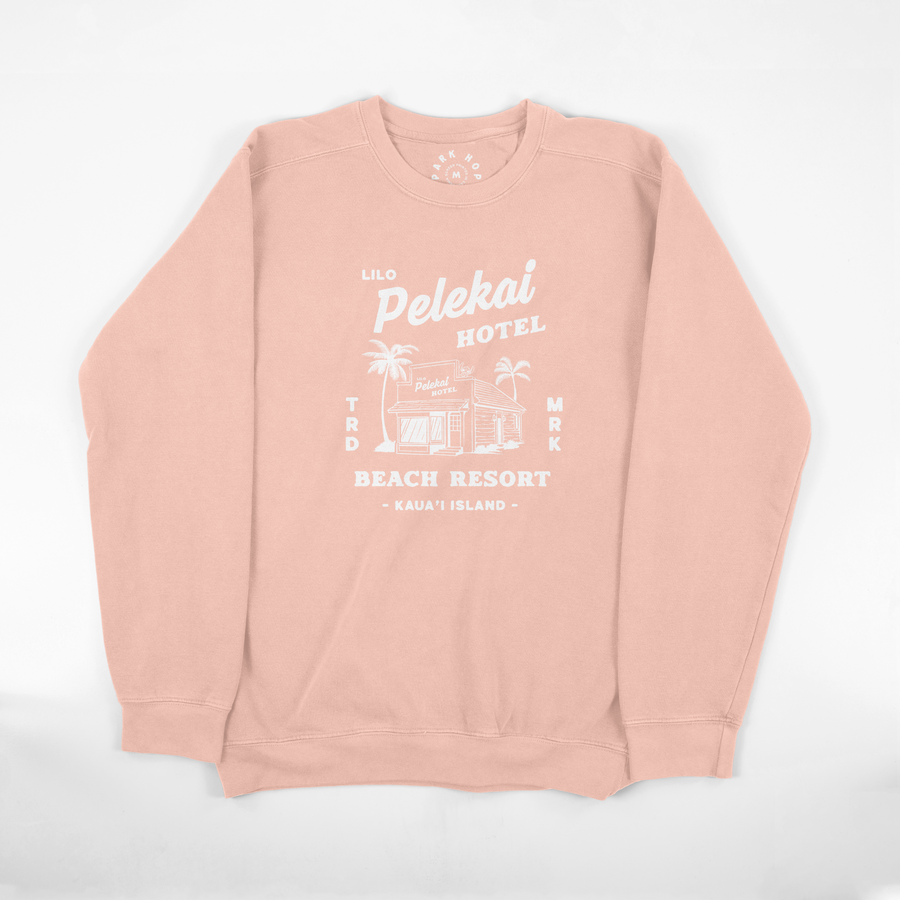 Lilo Pelekai Hotel - Peach Crewneck Sweater