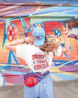 Trust Your Tingle Tee (front & back) - White - Available in Oversized Fit