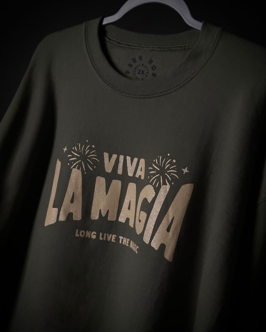 Viva La Magia - Olive Crewneck Sweatshirt