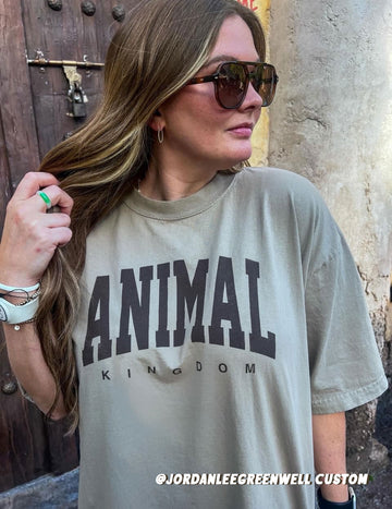 Animal Kingdom Oversized  Jordan Lee Greenwell Custom - Safari Beige