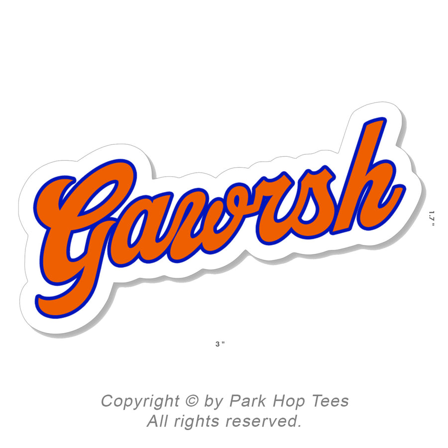Gawrsh Sticker - Waterproof Premium