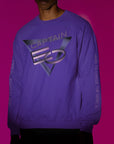 90's Captain EO w/Sleeve Hit - Neon Purple Crewneck, Long Sleeve or Classic Tee