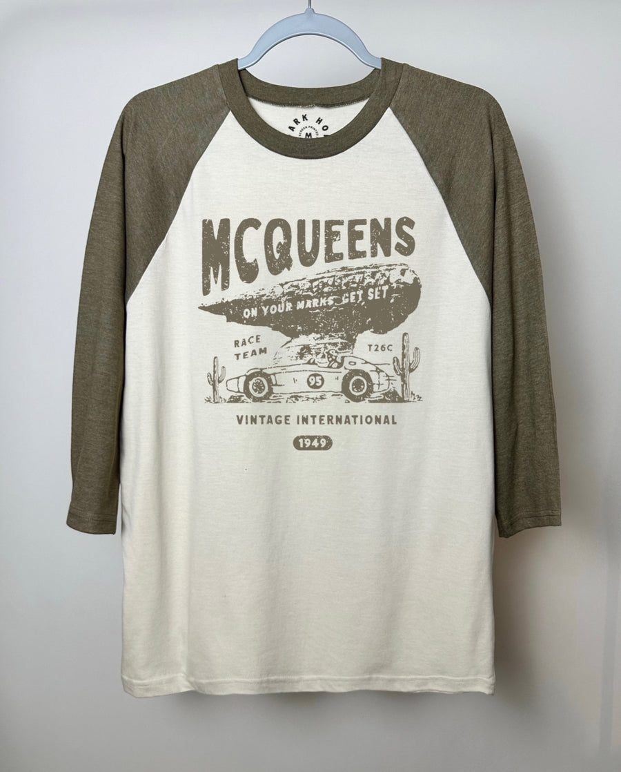 McQueens Vintage International - Brown/Natural Raglan