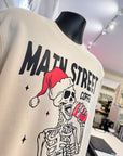Main Street Coffee Just Hits Different - Christmas Crewneck