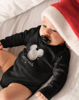 Let It Snow Mickey Beignet - Baby Onesie - Long Sleeve & Short Sleeve