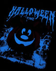 Halloween Time Glow-in-the-Dark OVERSIZED  Fit Shirt – Mickey Pumpkin on Main Street - Metal Head Shirt