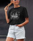 NEW Spooky Castle Views Black Classic Fit