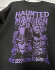 Violet Haunted Mansion Black Sweater