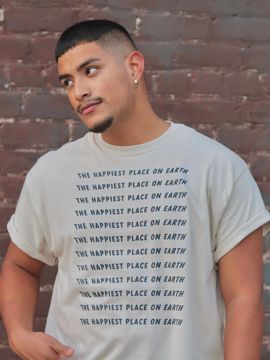 The Happiest Place On Earth - Sand Shirt